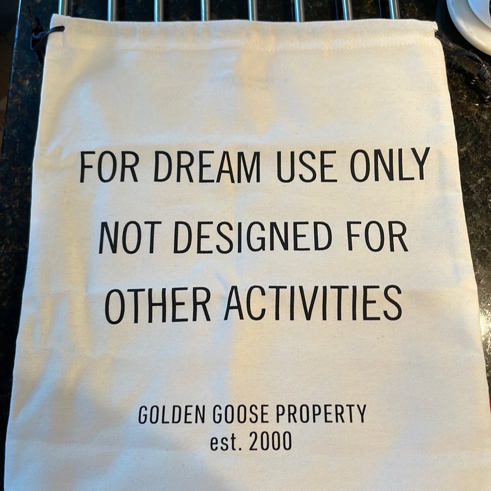 NWT Golden Goose Authentic dust bag